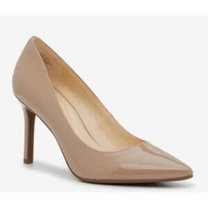 Jessica Simpson 'Oravia' Women's 7.5 Nude Patent Pump Heel Pointed Toe
